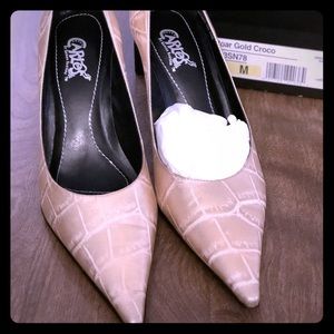 Carlos by Carlos Santana, ROAR Gold Croc, size 10